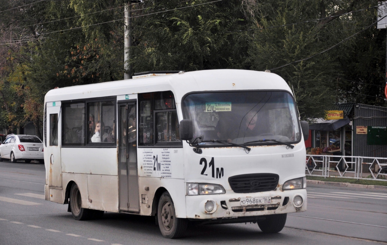 Samara region, Hyundai County LWB C09 (TagAZ) # О 968 ВК 163