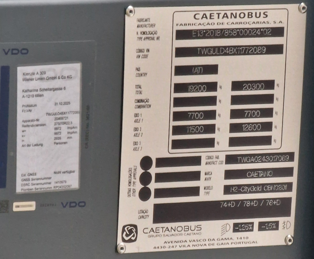 Австрия, Caetano H2.City Gold CBN020f № 8609