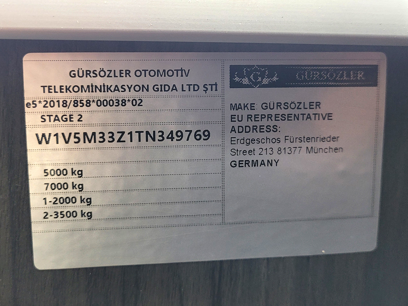 Турция, Gürsözler Stylebus № [349769]