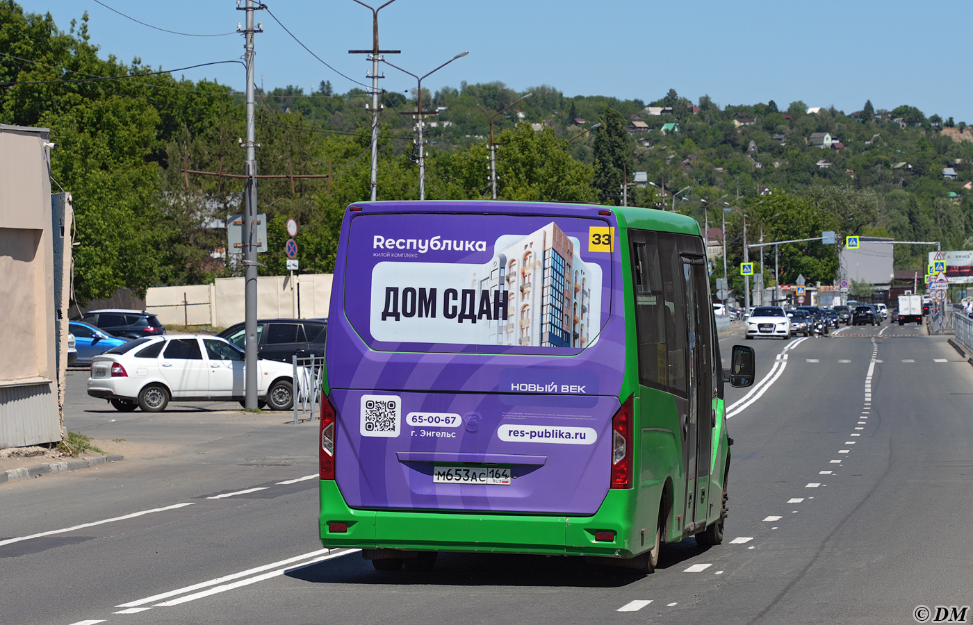 Саратовская область, ГАЗ-A68R52 City № М 653 АС 164