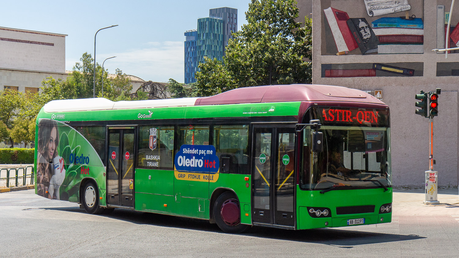 Албания, Volvo 7700 Hybrid № AB-312PT
