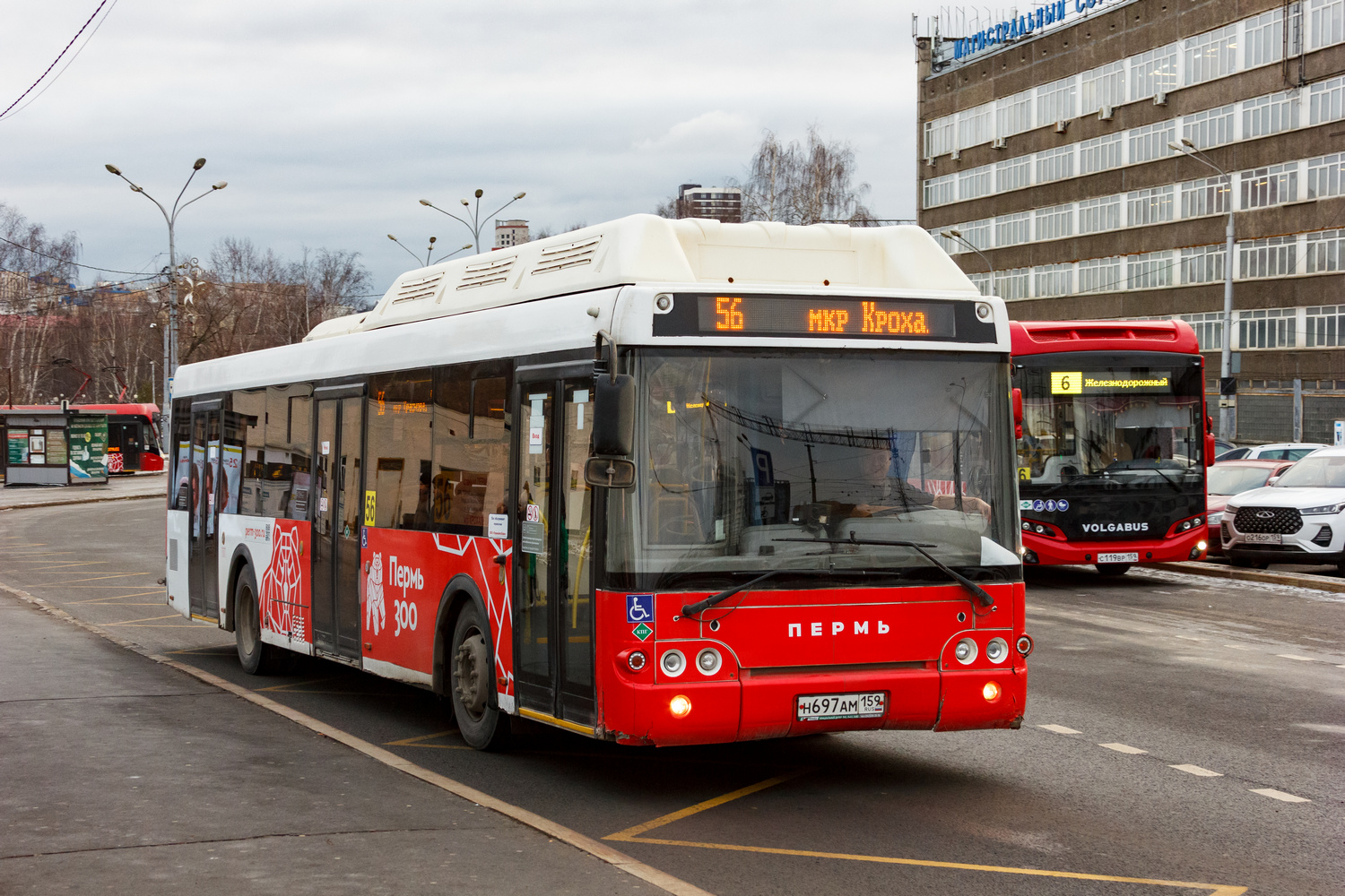 Пермский край, ЛиАЗ-5292.67 (CNG) № Н 697 АМ 159
