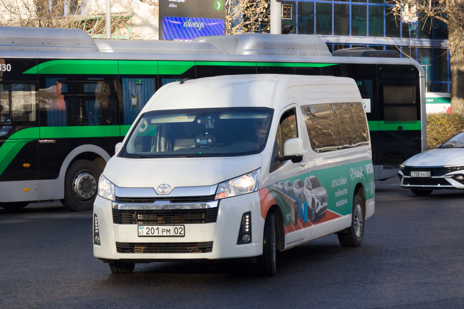 Алматы, Toyota HiAce GRH322L № 201 PM 02