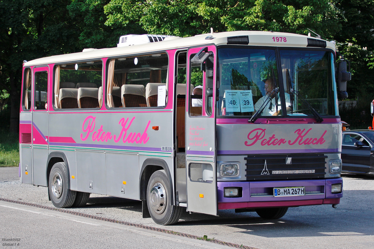 Баден-Вюртемберг, Magirus-Deutz 130 R81 № B-MA 267H; Баден-Вюртемберг — 2022 Oldtimer Bustreffen Bad Mergentheim