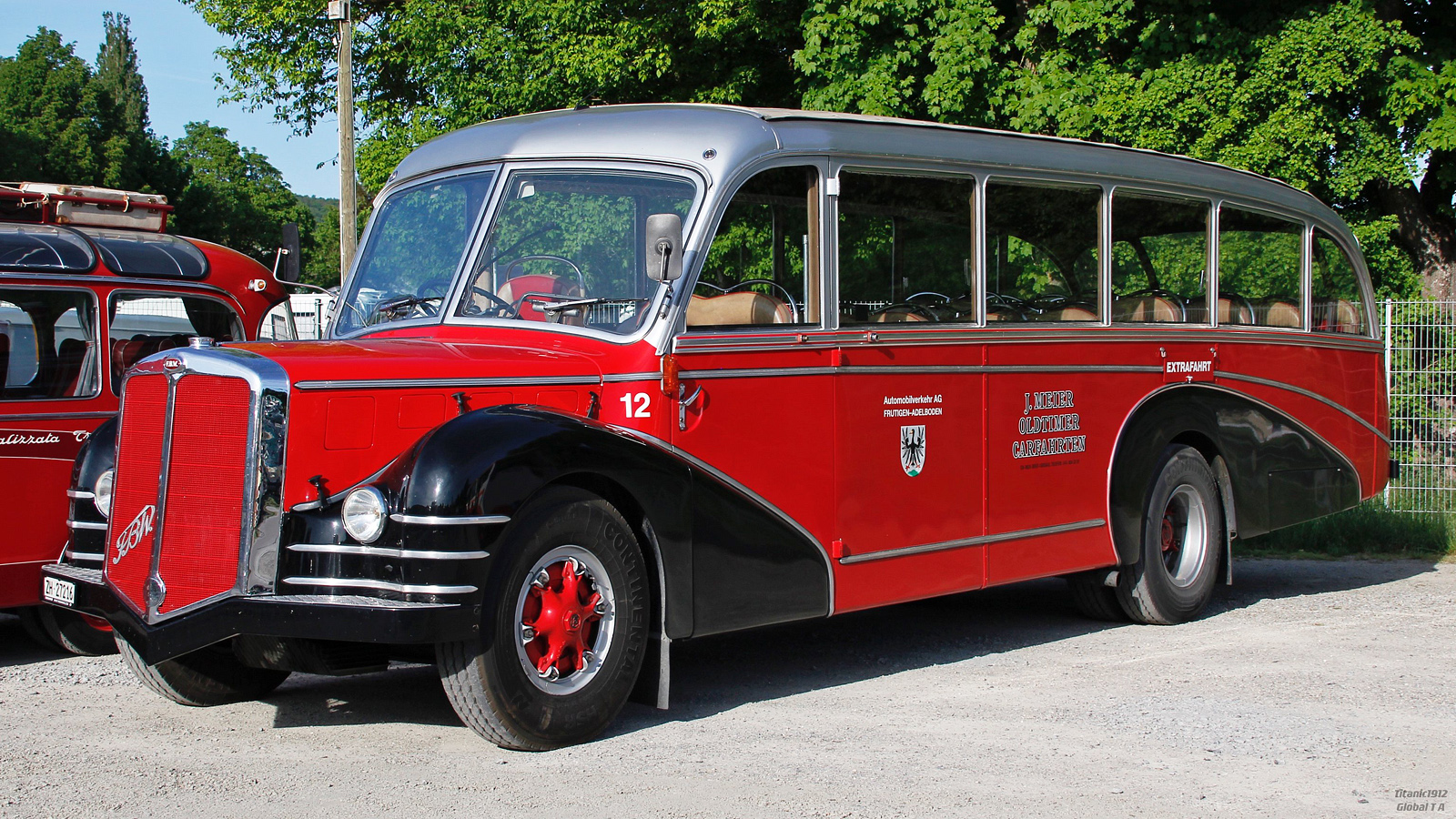 Швейцария, Ramseier & Jenzer (R&J) № ZH 27216; Баден-Вюртемберг — 2022 Oldtimer Bustreffen Bad Mergentheim