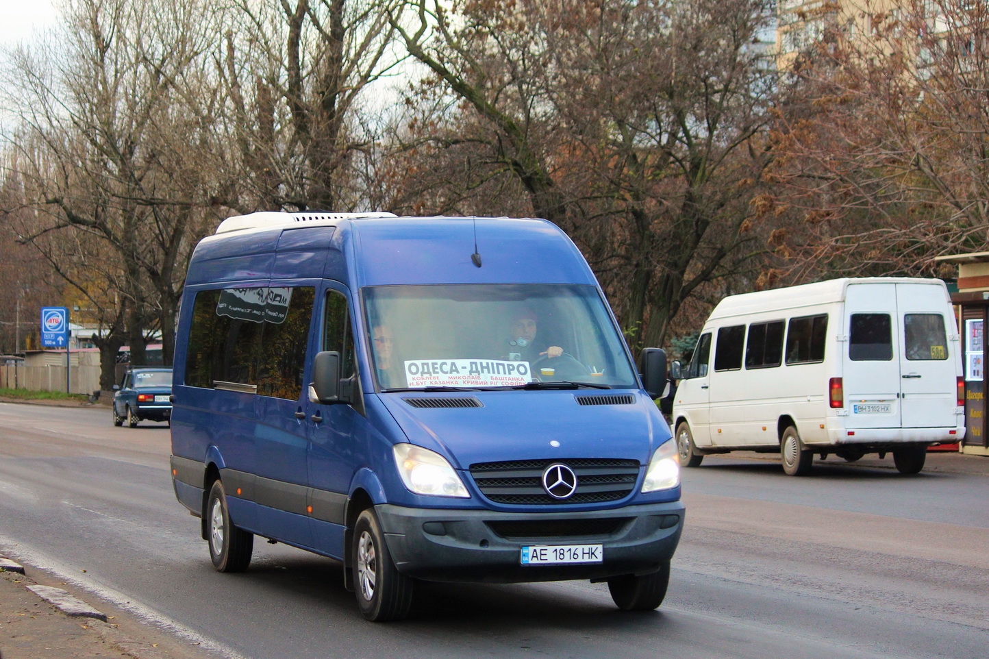 Днепропетровская область, Mercedes-Benz Sprinter W906 318CDI № AE 1816 HK