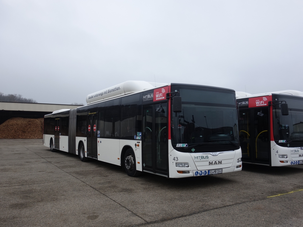 Гессен, MAN A23 Lion's City G NG313 CNG № 43