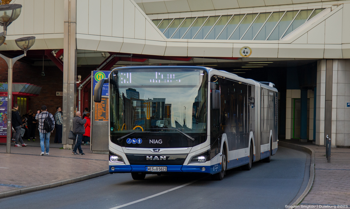 Северный Рейн-Вестфалия, MAN 19C Lion's City 19 NG330 EfficientHybrid № 5821