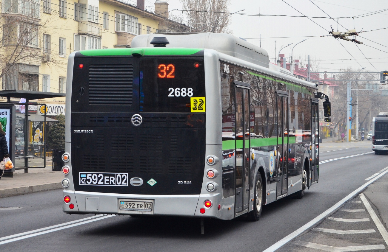 Алматы, Golden Dragon XML6125CN (Hyundai Trans Auto) № 2688