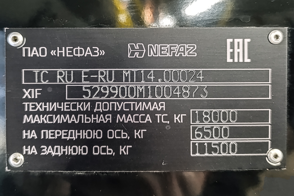 Башкортостан, НефАЗ-5299-30-57 № 6596
