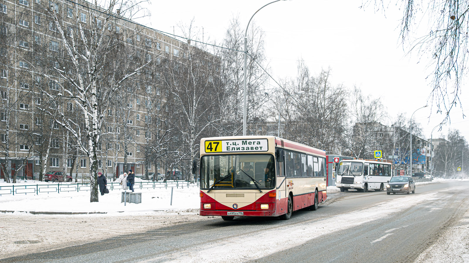 Свердловская область, Mercedes-Benz O405N (SAM) № А 495 ЕН 196