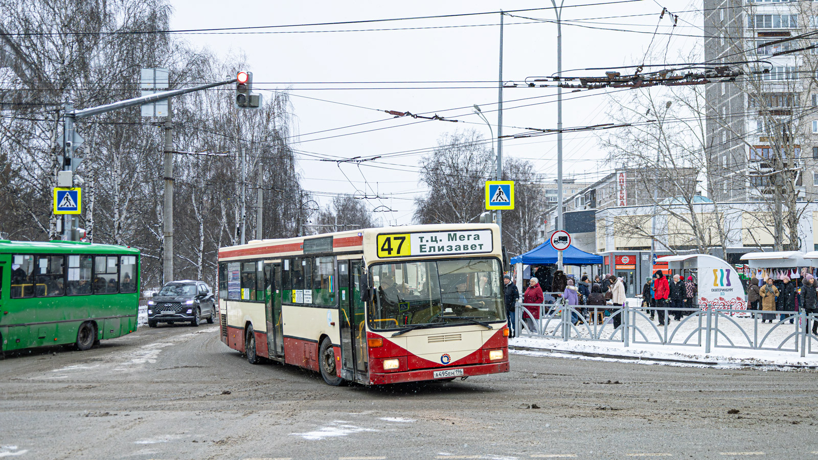 Свердловская область, Mercedes-Benz O405N (SAM) № А 495 ЕН 196