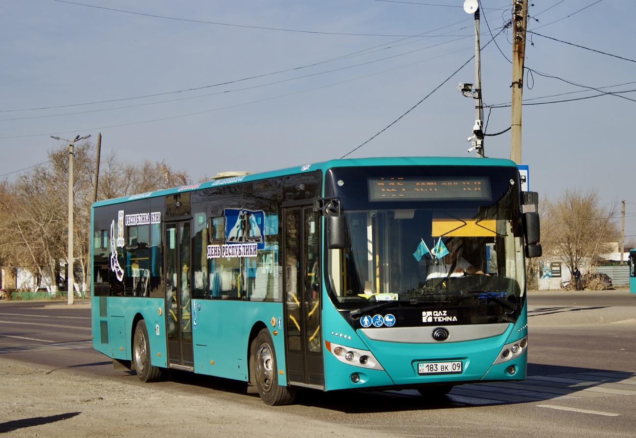 Карагандинская область, Yutong ZK6118HGA (QazTehna) № 183 BK 09