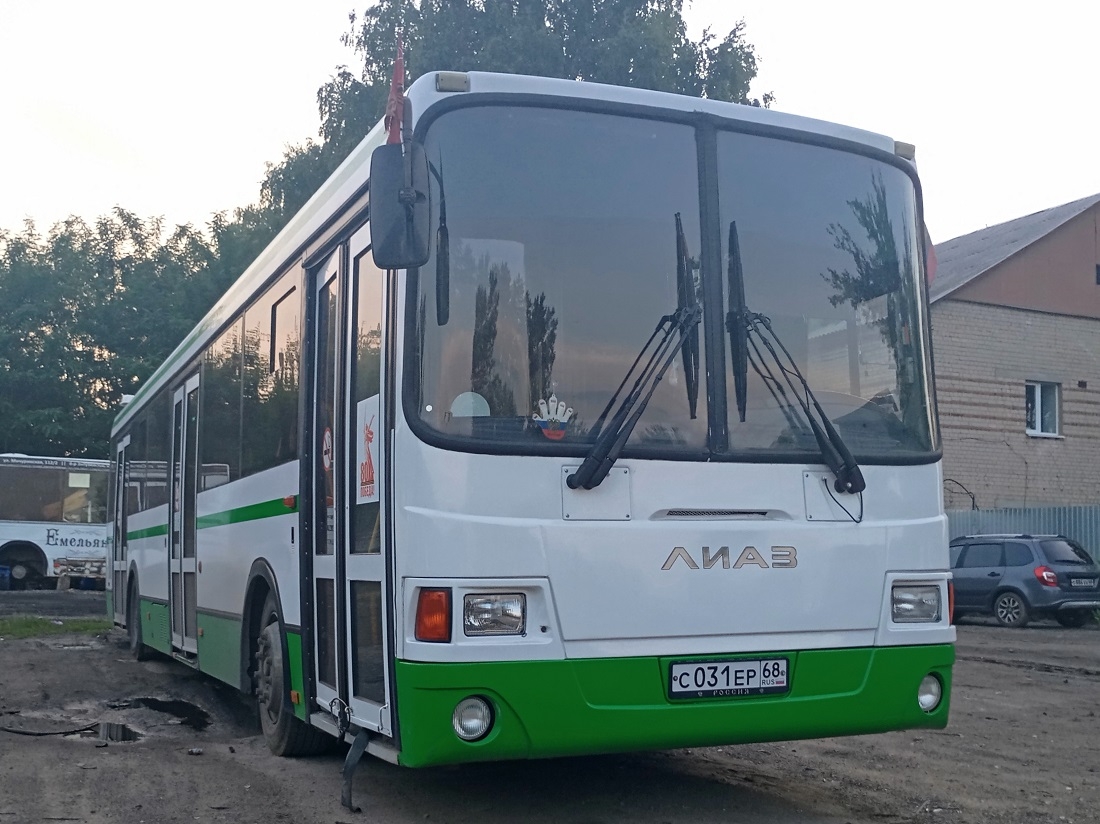 Тамбовская область, ЛиАЗ-5293.60 № С 031 ЕР 68