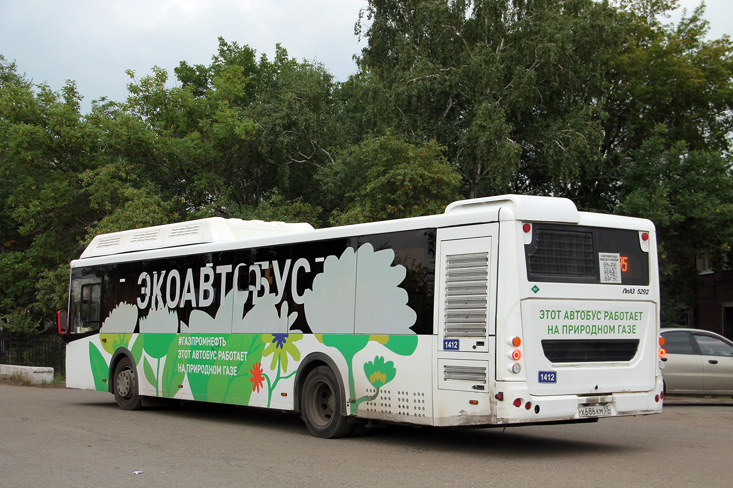 Омская область, ЛиАЗ-5292.67 (CNG) № 1412