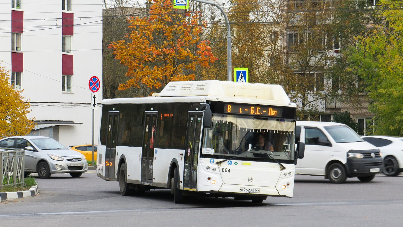 Новгородская область, ЛиАЗ-5292.67 (CNG) № 864