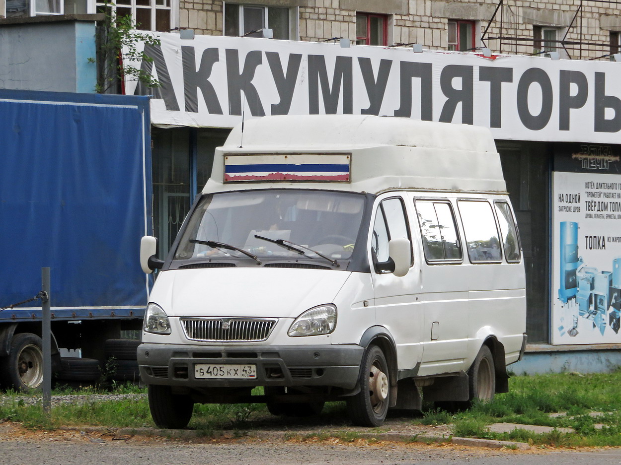 Kirov region, GAZ-322133 (XTH, X96) Nr. В 405 КХ 43
