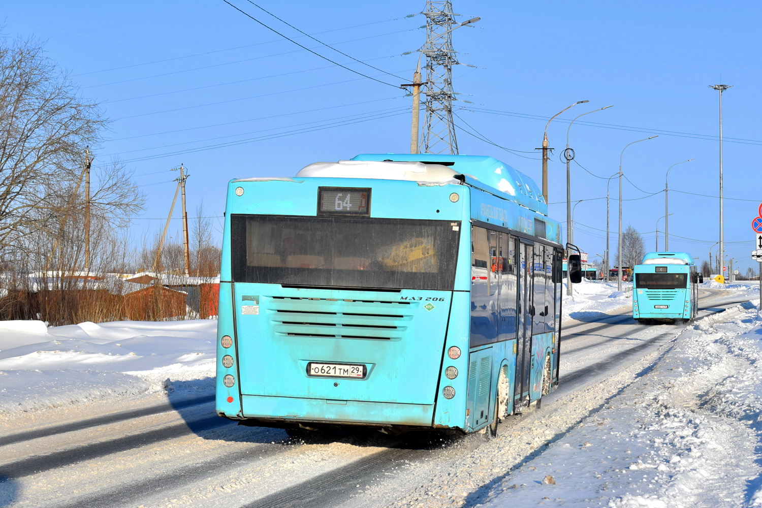 Die Oblast Archangelsk, MAZ-206.948 Nr. О 621 ТМ 29