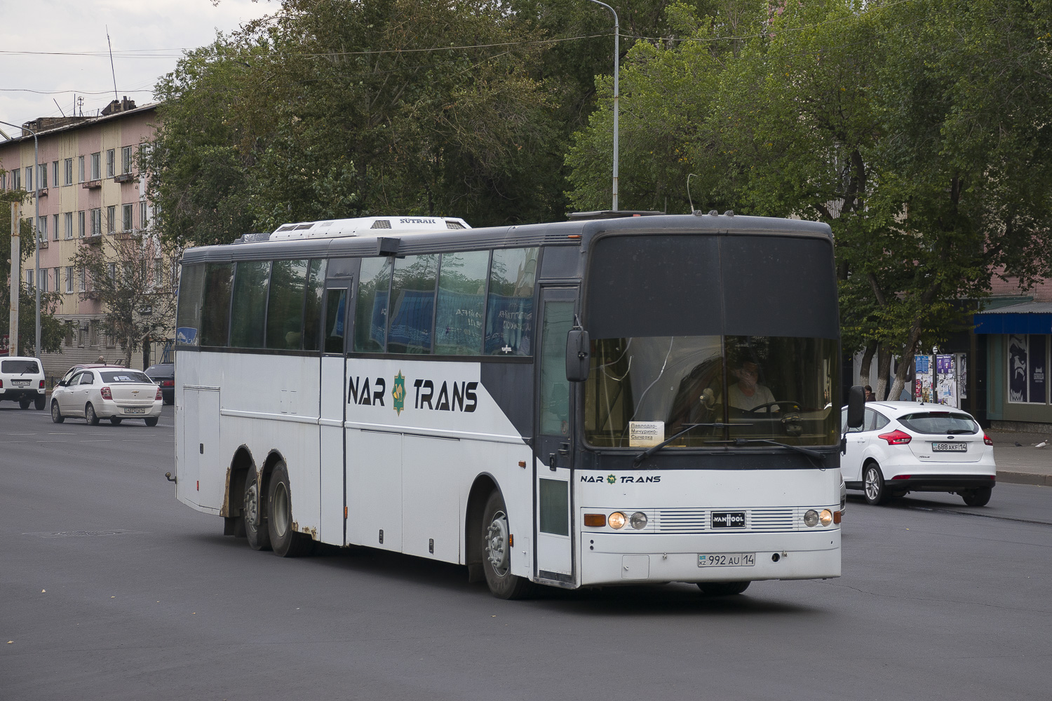 Pavlodar province, Van Hool T8 Alizée 360NL Nr. 992 AU 14