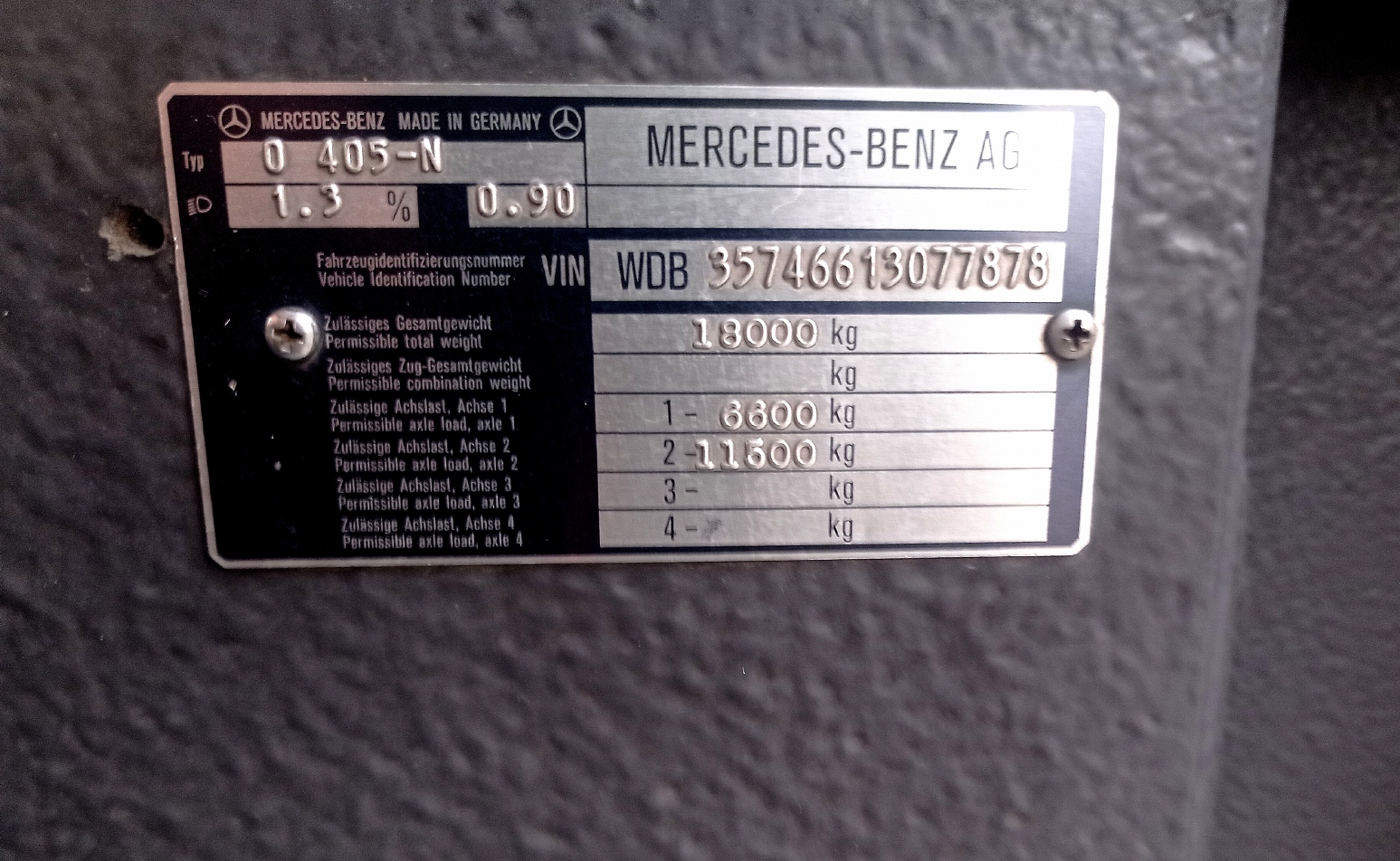 East Kazakhstan province, Mercedes-Benz O405N2Ü Nr. 738 AKJ 16