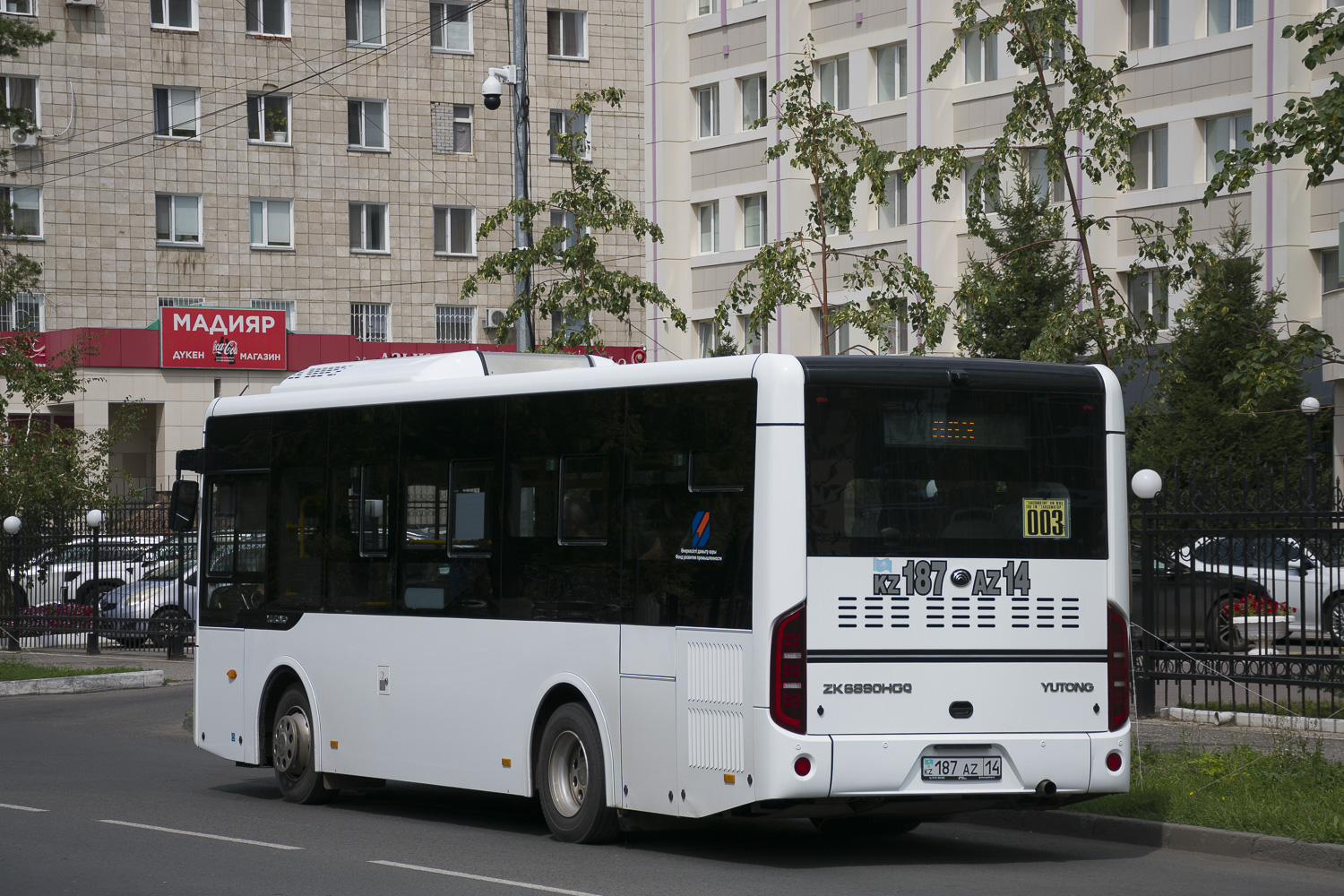 Павлодарская область, Yutong ZK6890HGQ (QazTehna) (diesel) № 187 AZ 14