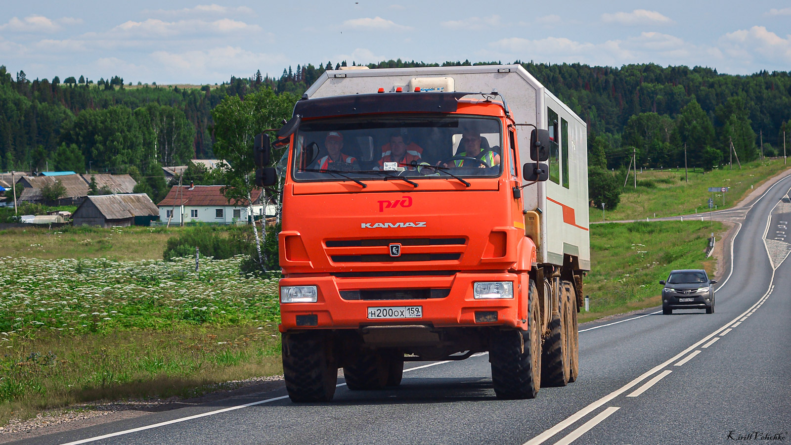 Пермский край, НефАЗ-4208-48 № Н 200 ОХ 159